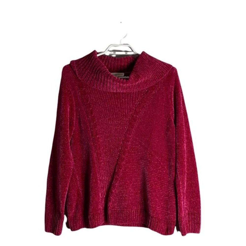 Northern Reflections Women's Pink Chunk Knit Cozy Sweater